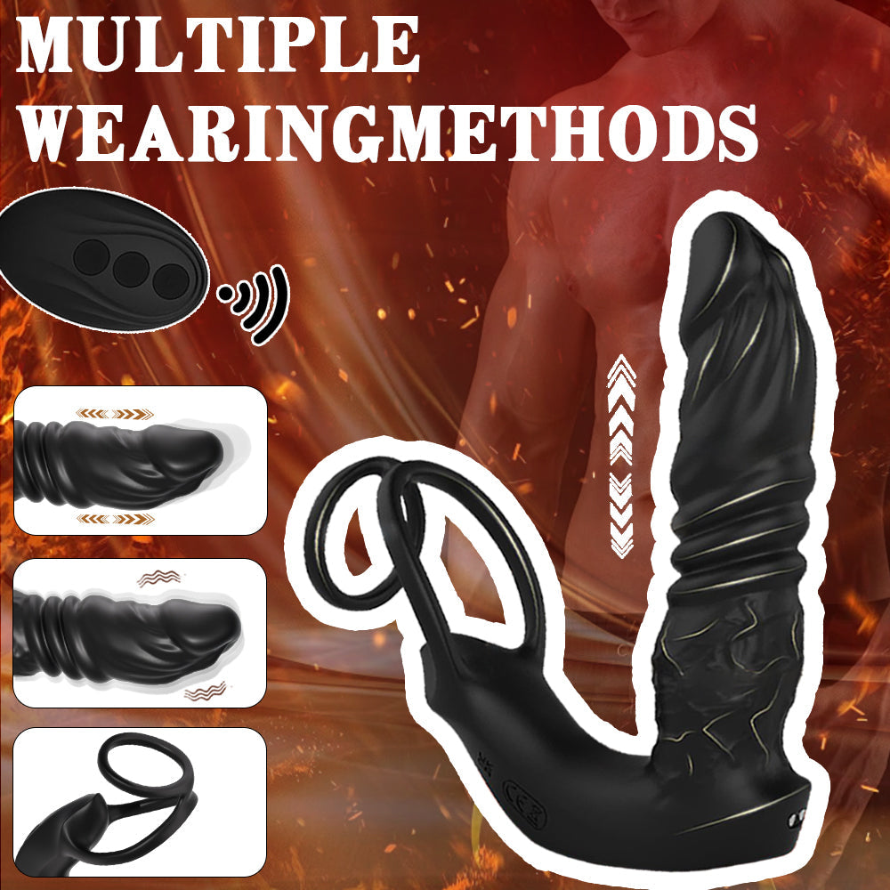 Mobile App Long Distance Controlled Thrusting Prostate Massager