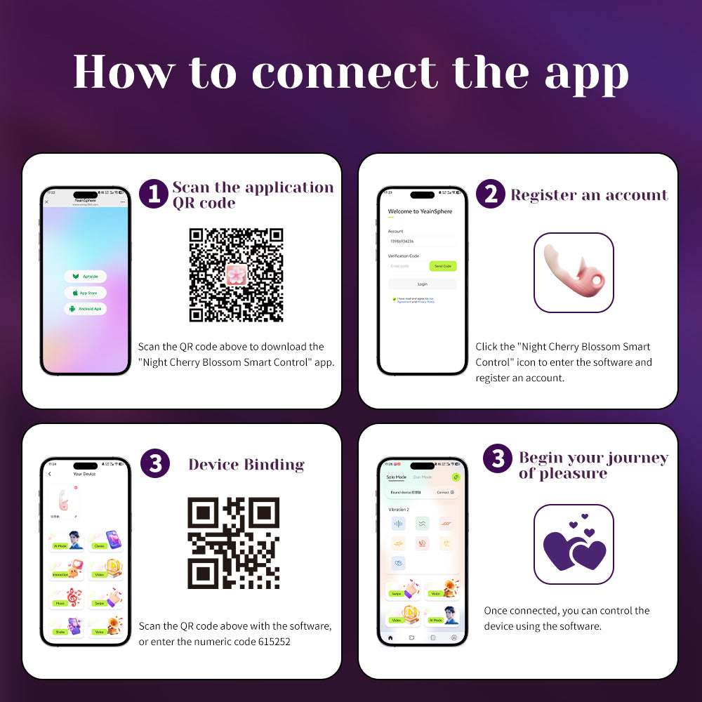 Mobile Controlled G-spot Clitoris Stimulating Rhapsody Vibrator