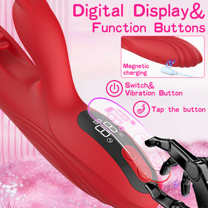 Clitoris Stimulating G Spot Flapping Rabbit Ears Vibrator