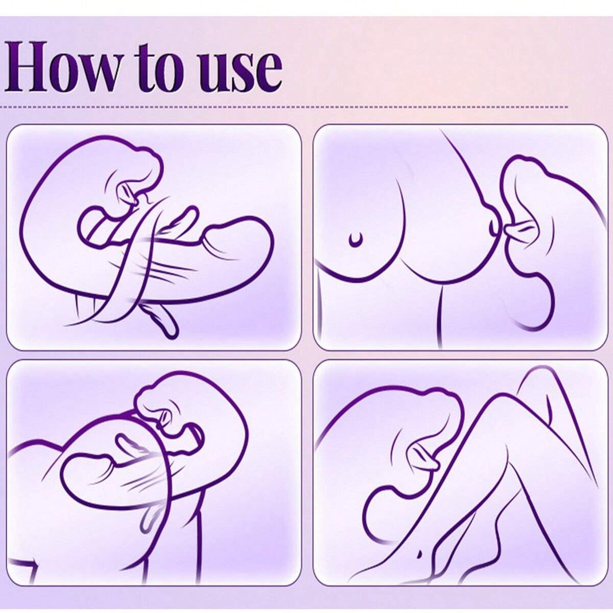 Inner Vaginal G Spot Massaging Clitoris Licking Vibrator