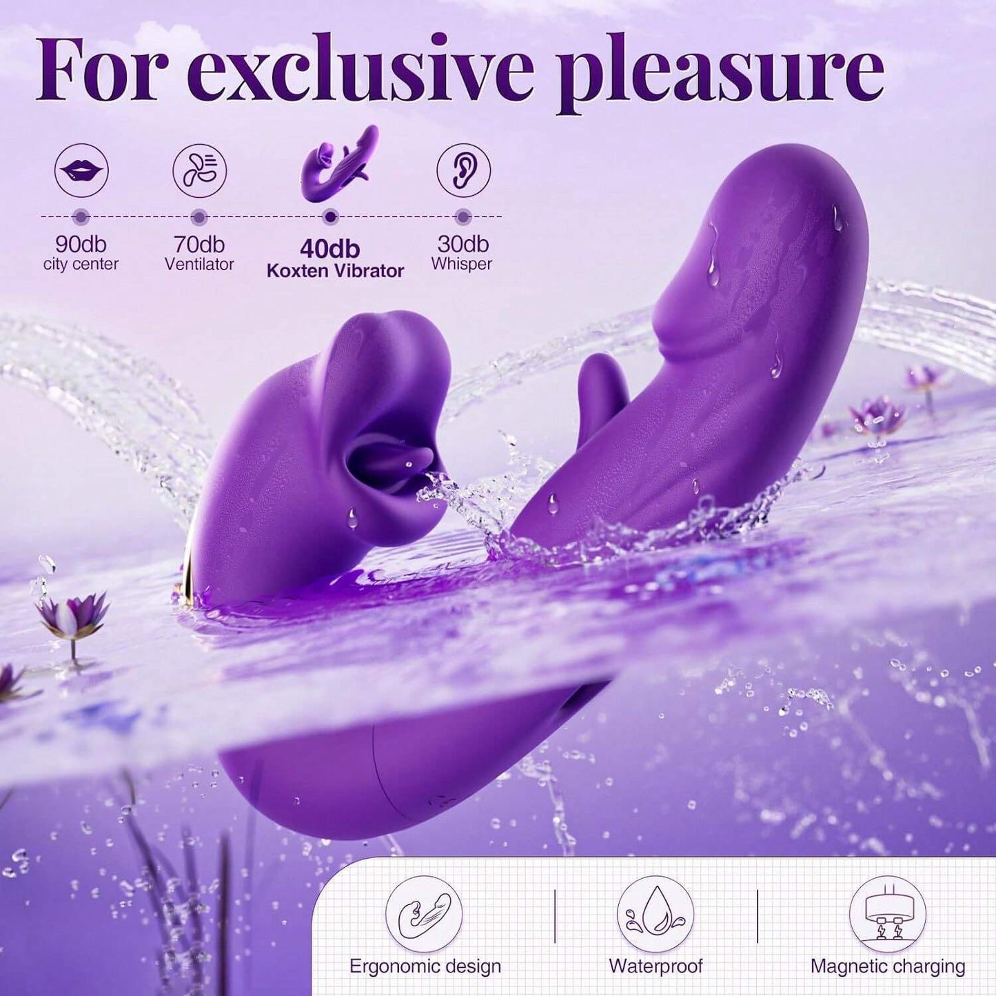 Inner Vaginal G Spot Massaging Clitoris Licking Vibrator