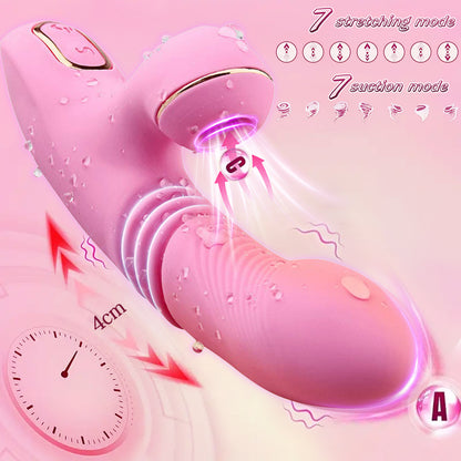 Intelligent Heating G point Stimulation Clitoris Sucking Toy