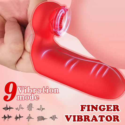 New Upgraded Clitoral Stimulating Rechargeable Finger Sleeve Vibrator