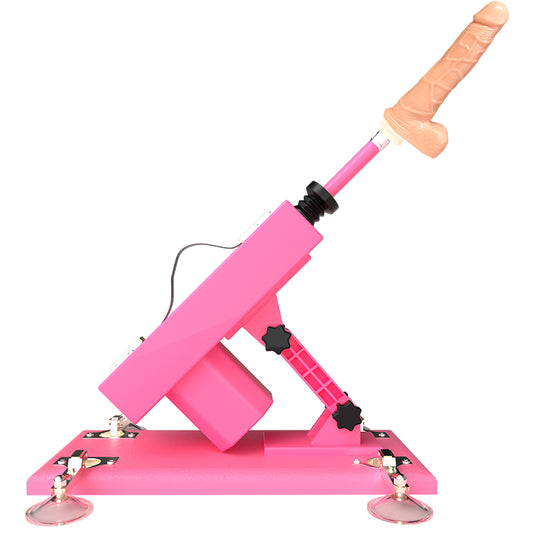 Auto Telescopic Thrusting Electric Machine Gun Soft Dildo