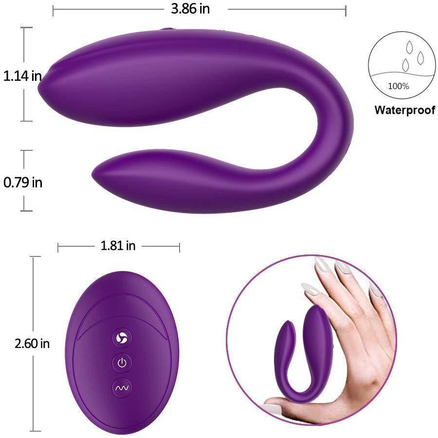 Vaginal Anal Dual Stimulation Magnetic Charging Waterproof Vibrator