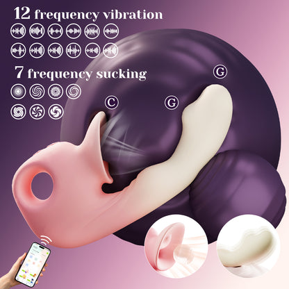 Mobile Controlled G-spot Clitoris Stimulating Rhapsody Vibrator