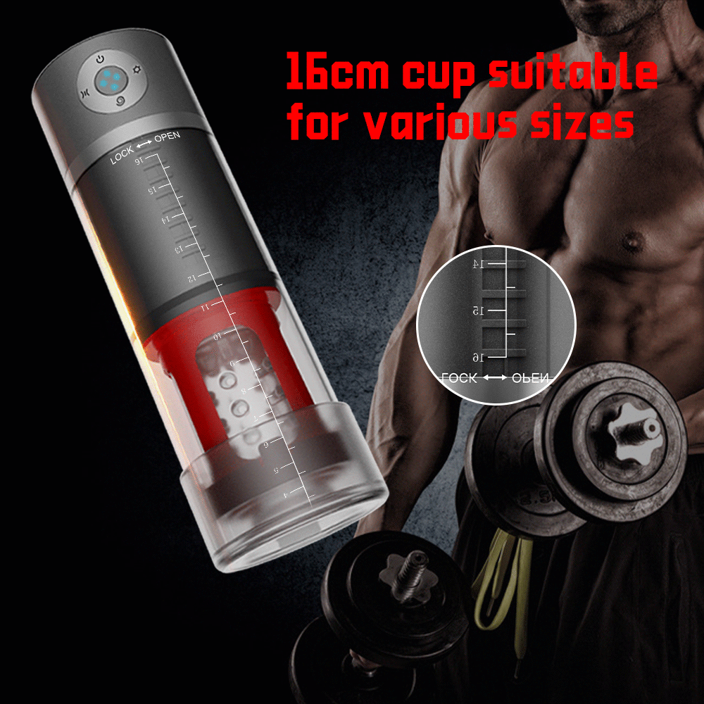 Male Masturbation Penis Strengthen Rotating Massager 2 in 1