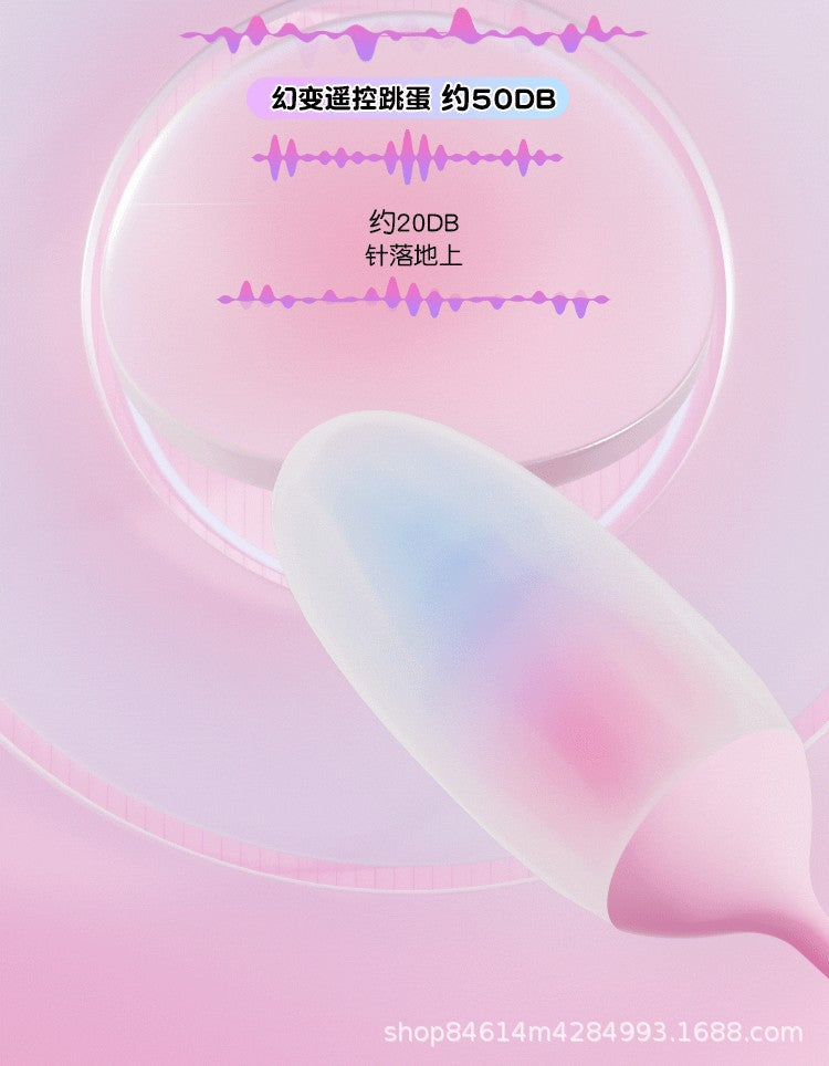 Long Distance Mobile Controlled Colorful Lighting Vibrator