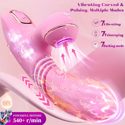 Intelligent Heating G point Stimulation Clitoris Sucking Toy
