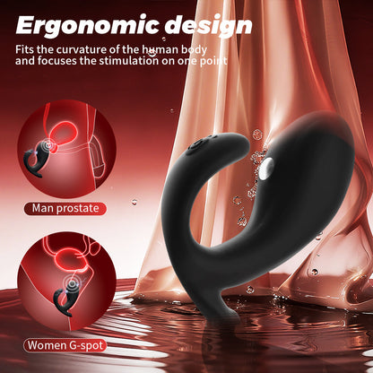 Little Whale Remote Electric Shock Anal Plug Vibrator