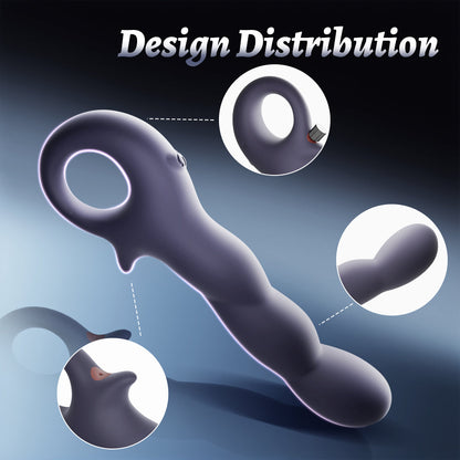 Explorer Inflating Air Pump Expandable Anal Plug Vibrator