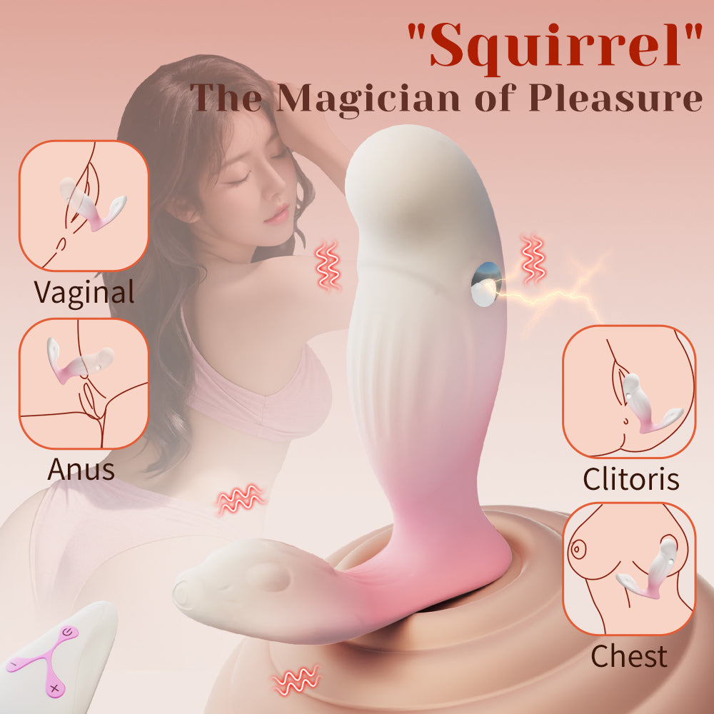 Squirrel Quick Charging Anti-noise Electric Shock Vibrator