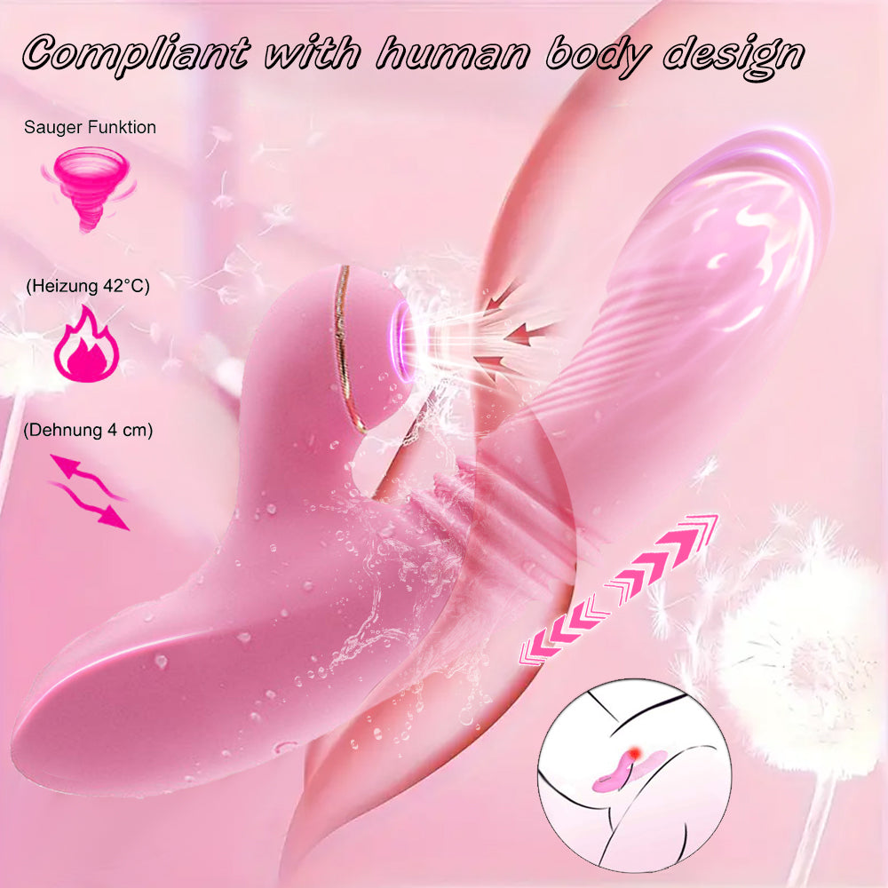 Intelligent Heating G point Stimulation Clitoris Sucking Toy