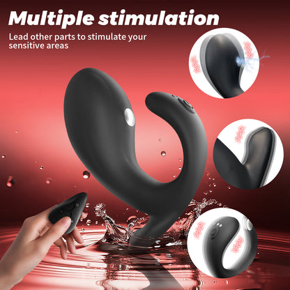 Little Whale Remote Electric Shock Anal Plug Vibrator