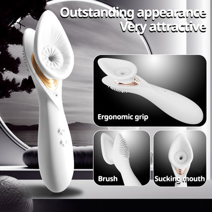 Ergonomic Female Sensitive Points Vacuum Sucking Female Vibrator