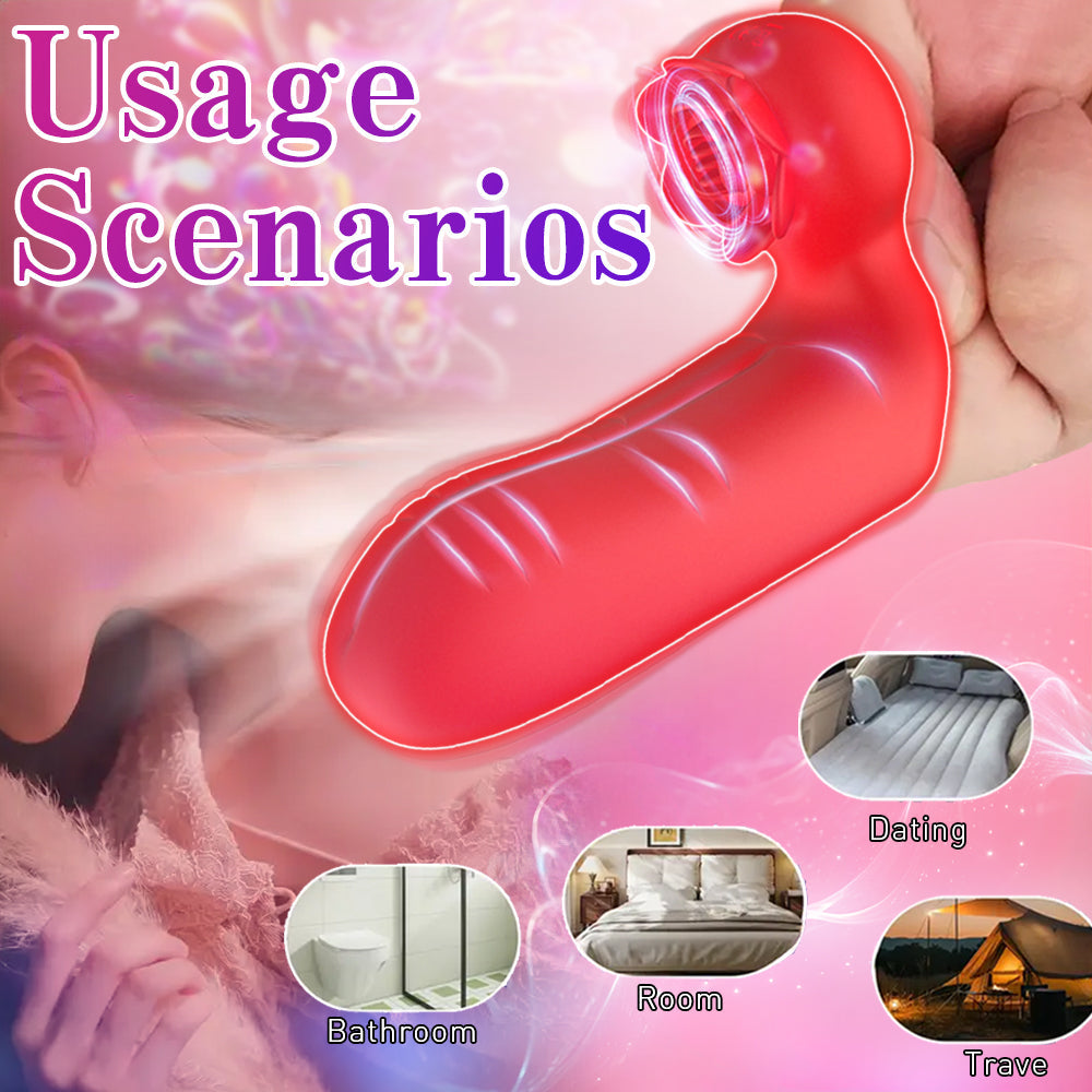 New Upgraded Clitoral Stimulating Rechargeable Finger Sleeve Vibrator