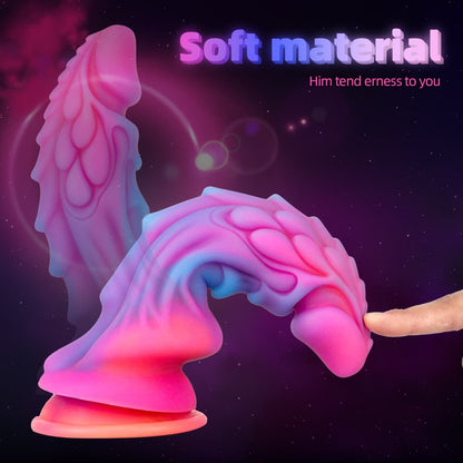 The Scales of Monster Noctilucous Silicone Fashion Dildo