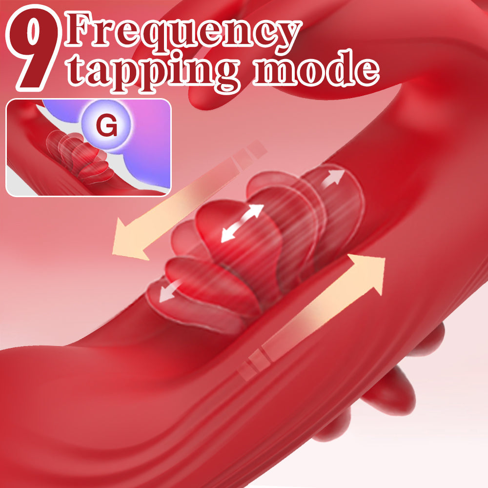 Clitoris Stimulating G Spot Flapping Rabbit Ears Vibrator