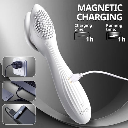 Ergonomic Female Sensitive Points Vacuum Sucking Female Vibrator