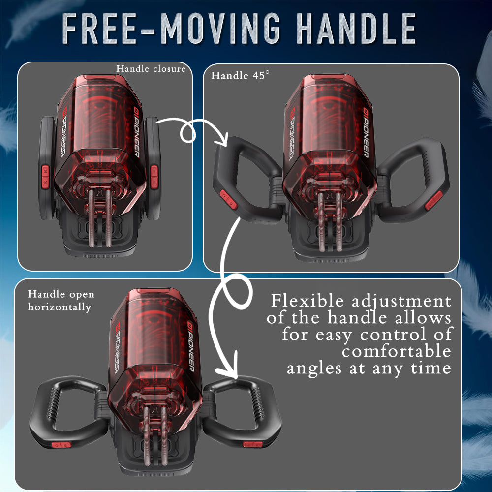 Pioneer Easy Grip Handle Sucking Vibrating Thrusting Maturbator