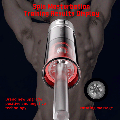 Male Masturbation Penis Strengthen Rotating Massager 2 in 1