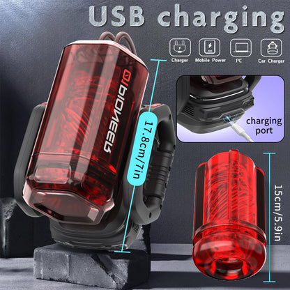 Pioneer Easy Grip Handle Sucking Vibrating Thrusting Maturbator