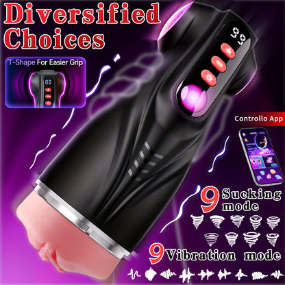 Premium Silicone Vaginal Oral Anal Multiple Fun Masturbation Cup