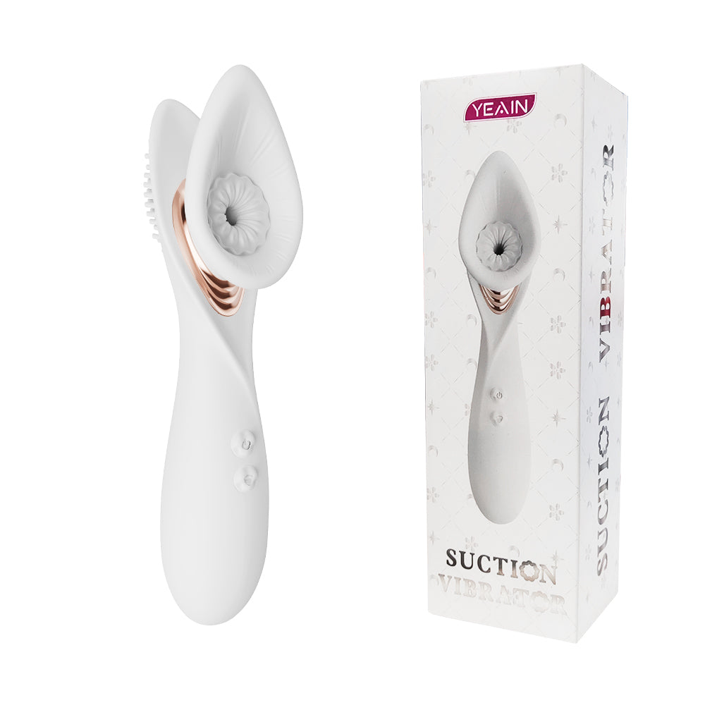 Ergonomic Female Sensitive Points Vacuum Sucking Female Vibrator