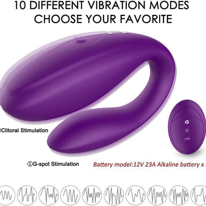 Vaginal Anal Dual Stimulation Magnetic Charging Waterproof Vibrator