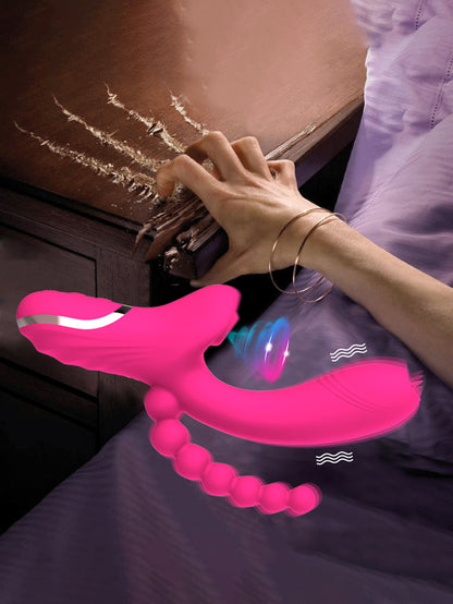 Multiple Stimulation Waterproof Vibrating Sucking Vibrator