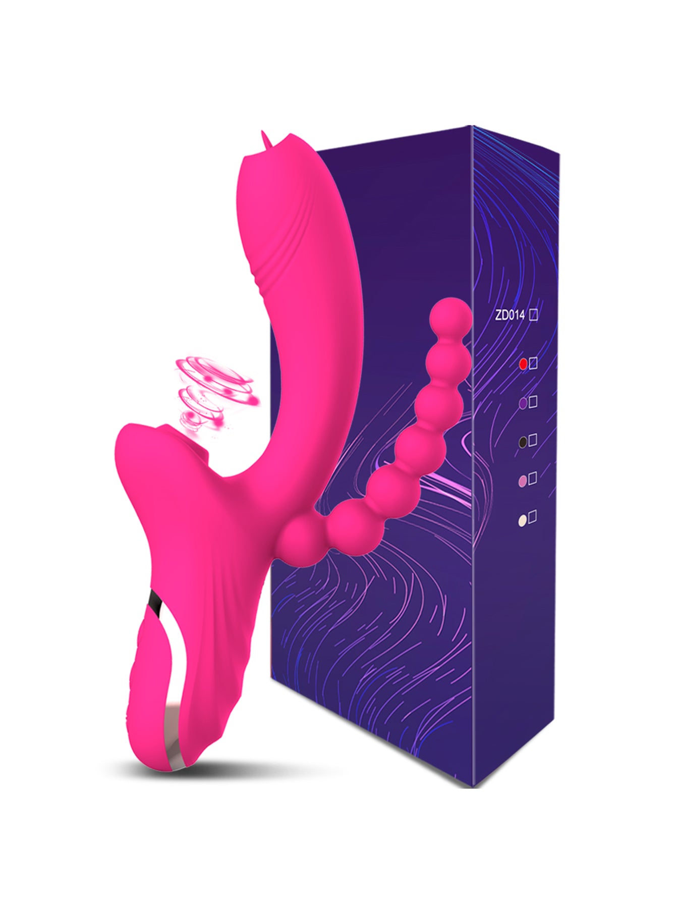 Multiple Stimulation Waterproof Vibrating Sucking Vibrator