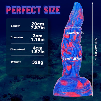 Hot Selling American AV Style Unique Sculpt Silicone Dildo