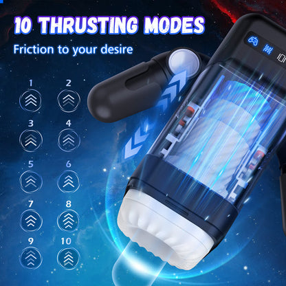 Telescopic Vibration Automatic Robot Gaming Masturbation Cup