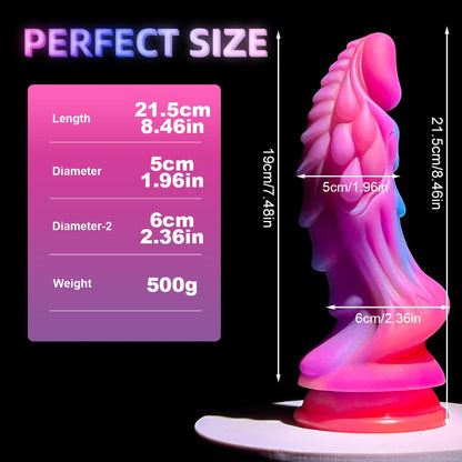 The Scales of Monster Noctilucous Silicone Fashion Dildo