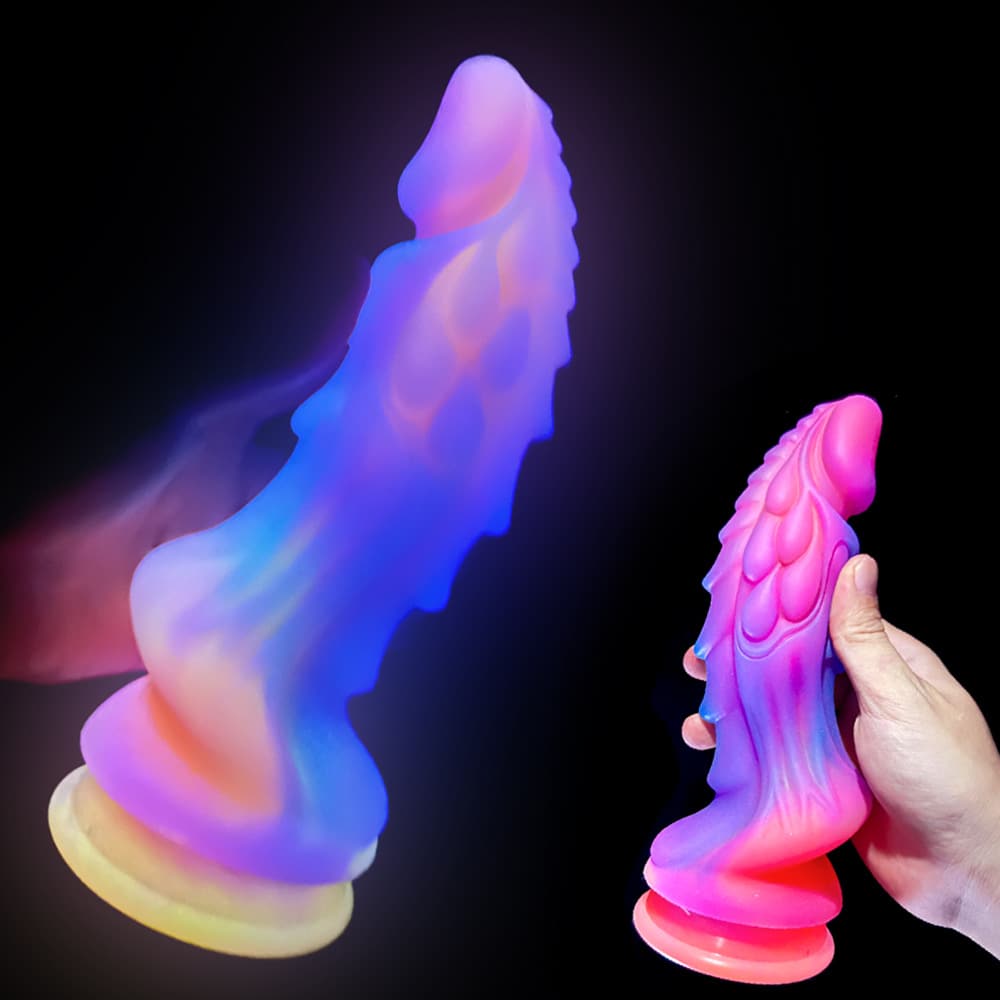 The Scales of Monster Noctilucous Silicone Fashion Dildo