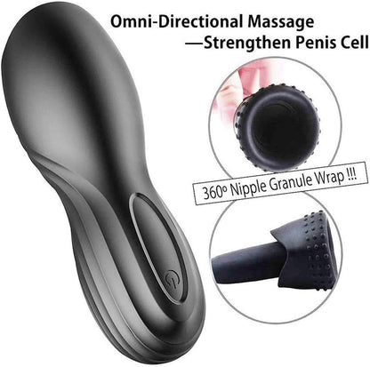 Hot Boy High Tech Structure Super Silent Glans Massage Vibrator