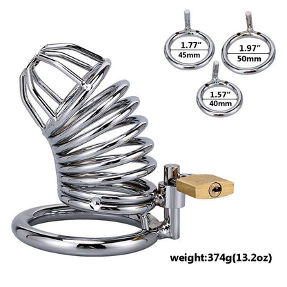 Stretchable Stainless Steel Multiple Sizes Chastity Cage