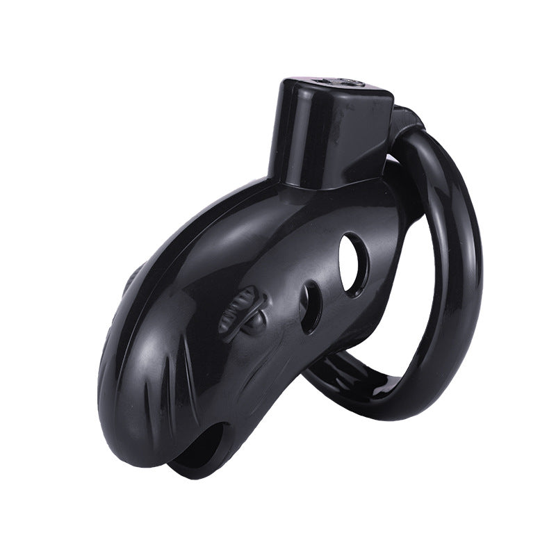 Black Resin Adjustable Sizes Male Erotic Chastity Lock