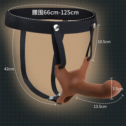 Hollow Penis Enlargement Sleeve Adjustable Fun Belt Pants