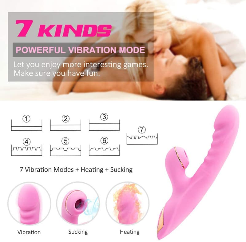 Intelligent Heating G point Stimulation Clitoris Sucking Toy