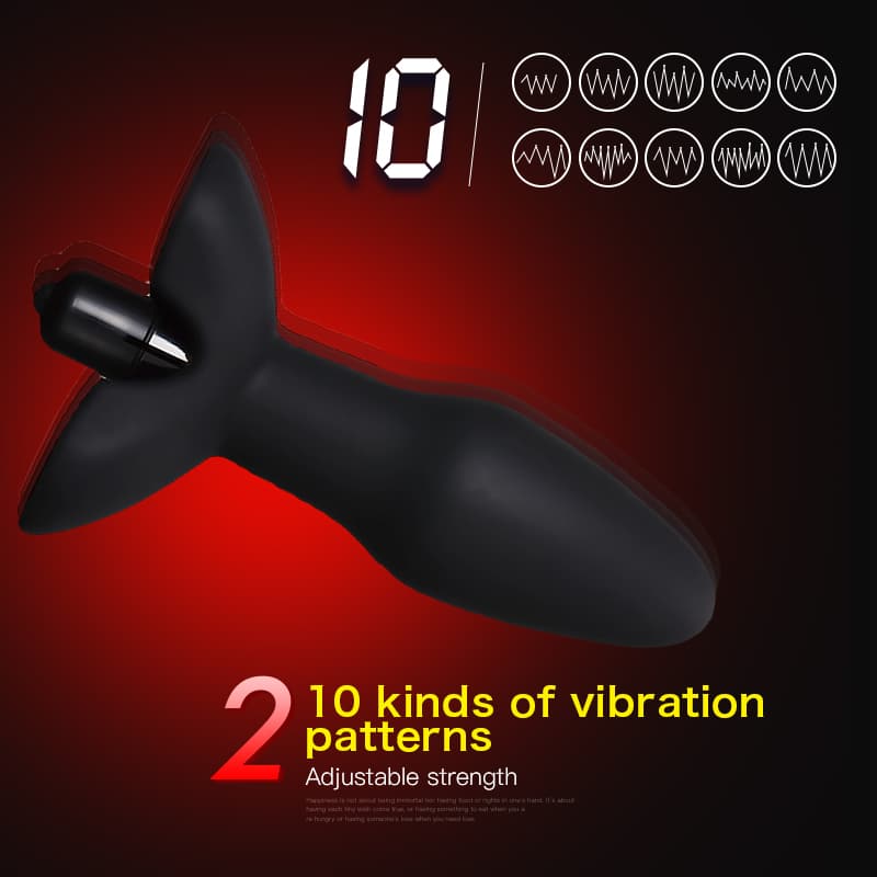 Strong Vibrating Silicone AAA Batteries Rocket Anal Plug