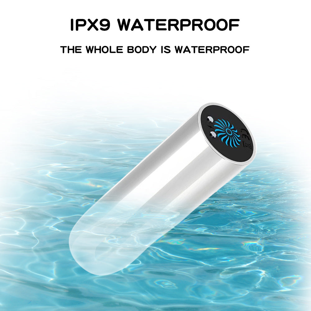 Metal Plating IPX9 Waterproof Silent Bullet Vibrator