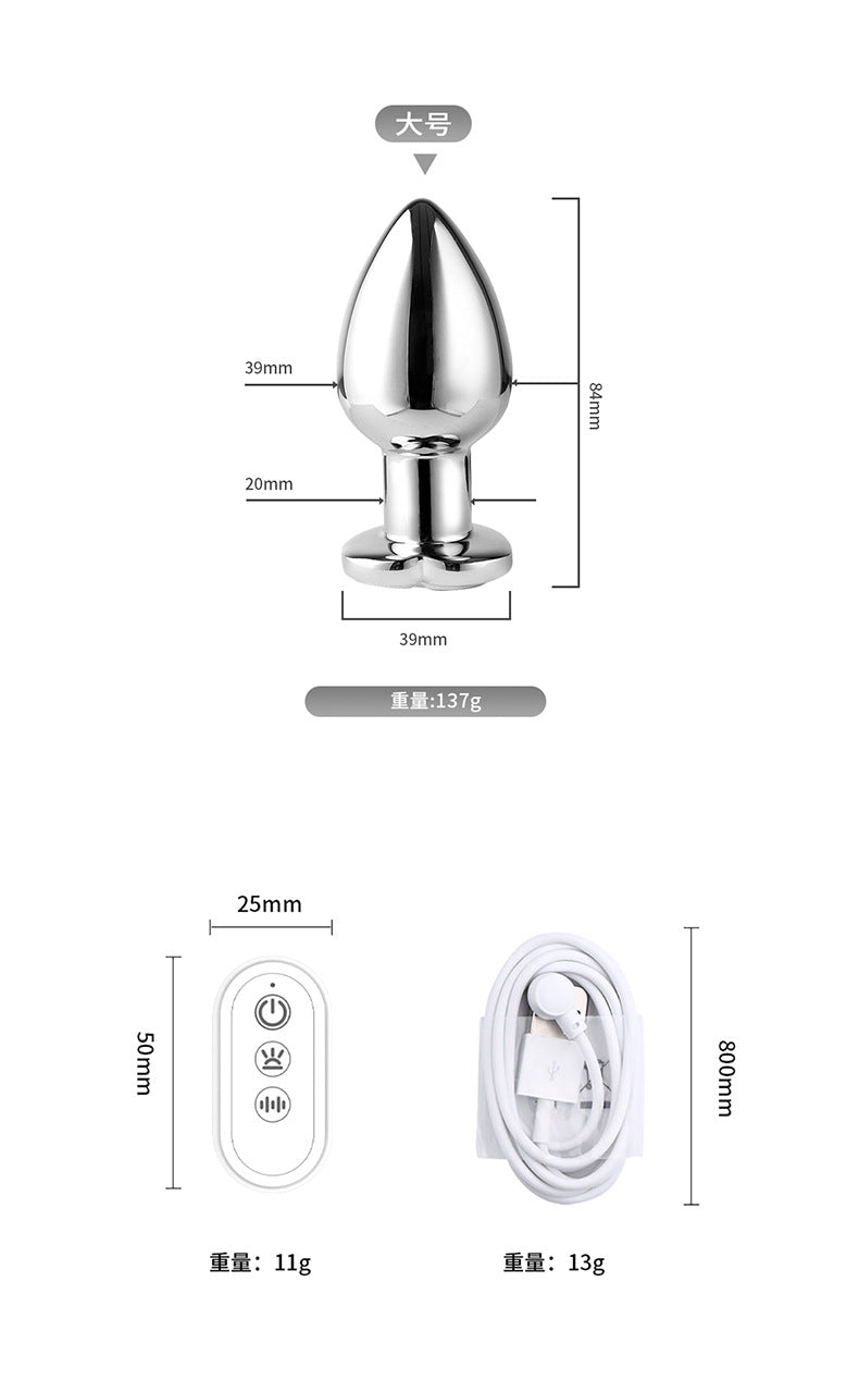 Long Distance Remote Controlled USB Charging Anal Plug