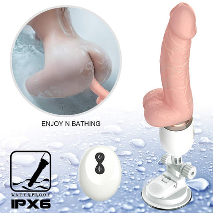 Rotation Swing Telescopic Thrusting Vibrating Dildo