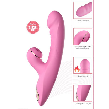 Intelligent Heating G point Stimulation Clitoris Sucking Toy