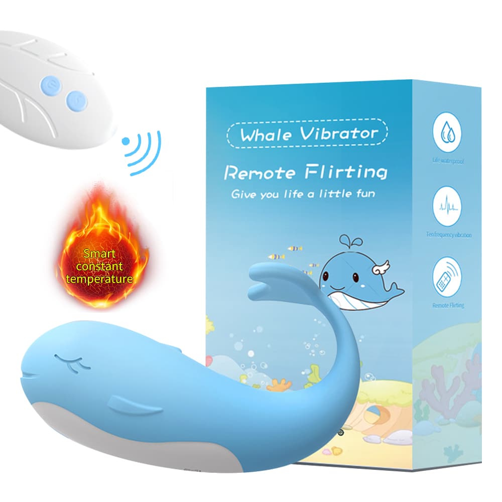 Blue Dolphin Smart Heating Remote Controlled Wearable Vibrator