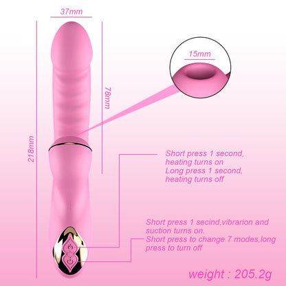 Intelligent Heating G point Stimulation Clitoris Sucking Toy